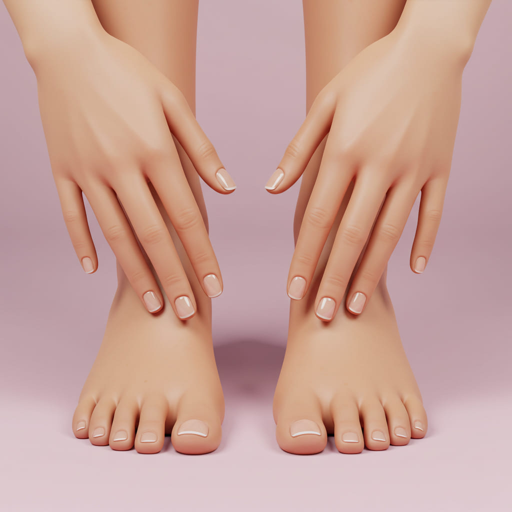 Basic manucure and pedicure